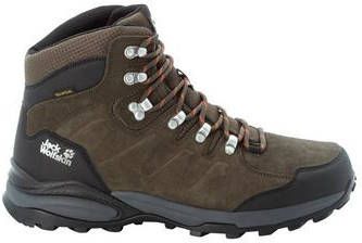 Jack Wolfskin Refugio Texapore Mid Wandelschoen Donkerkaki/Donkergrijs
