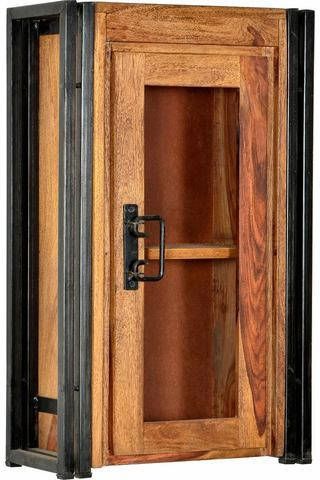 Leen Bakker Badkamer bovenkast Quin bruin 72x44x21 cm