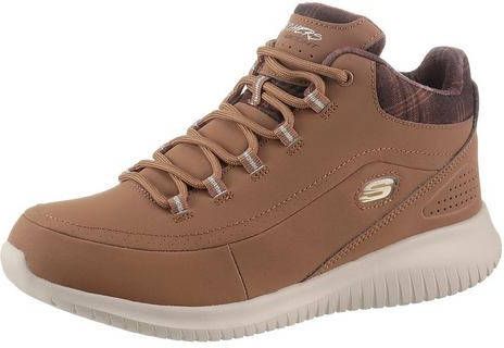 Skechers Hoge veterschoenen met zacht verdikte rand