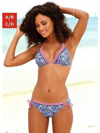 s.Oliver RED LABEL Beachwear Triangel bikinitop Jill met patroonmix
