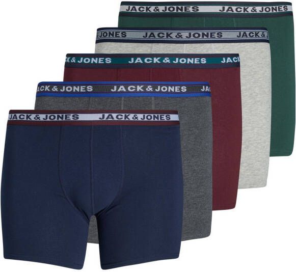Jack & Jones PlusSize Boxershort JACOLIVER TRUNKS 5 PACK NOOS PLS(set, 5 stuks )