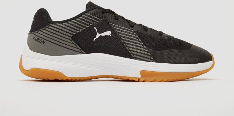 Puma varion indoorschoenen zwart/grijs kinderen