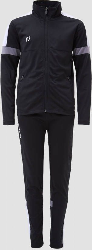 TEAM QUEST drytec trainingspak zwart/grijs kinderen