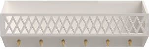 Cam® COPENHAGEN Cam Copenhagen Harlekijn Plank met Haken beige