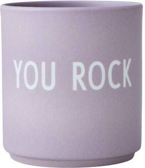 DESIGN LETTERS® Design Letters Favoriete kopjes, porseleinen mok, JOCK, lavendel, 250 ml