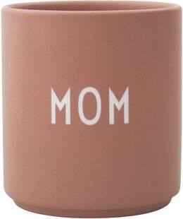 DESIGN LETTERS® Design letters Porseleinen mok met lasergravure in naakt MOM