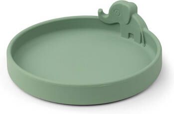 Done by Deer Baby Accessoires Peekaboo Plate Elphee Groen