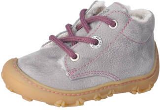 Pepino Colin babyschoentje grafiet/roze(wijd )