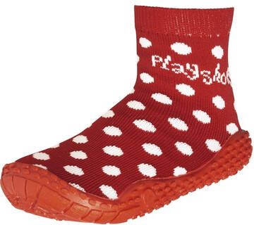 Playshoes Aqua sok stippen rood