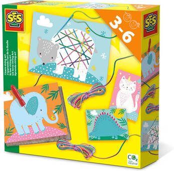 SES Knutselset Stringart Junior Papier 9 delig