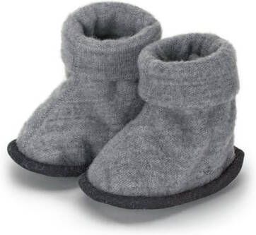 Sterntaler Babyschoen zilver gemê, leerd