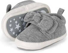 Sterntaler Babyschoen zilver gemê, leerd