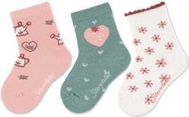 Sterntaler Sokken 3 pack gieter roze