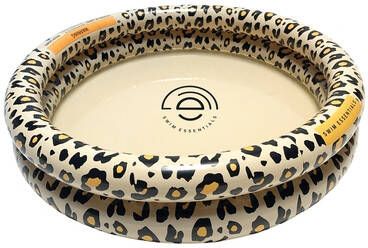 SWIM ESSENTIALS Swim Essential s Print ed Baby Pool Beige Luipaard 60 cm 2 ringen