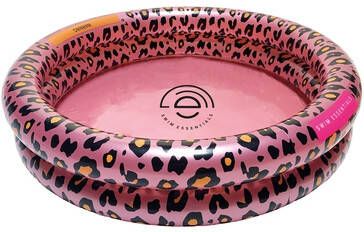 SWIM ESSENTIALS Swim Essential s Print ed Baby Pool Rose Goud Luipaard 60 cm 2 ringen