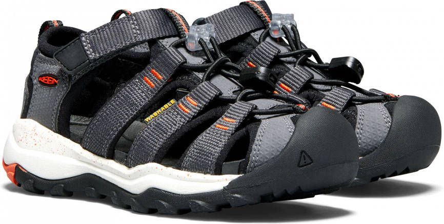 Keen Newport Neo H2 Children Sandaal Junior Middengrijs/Oranje