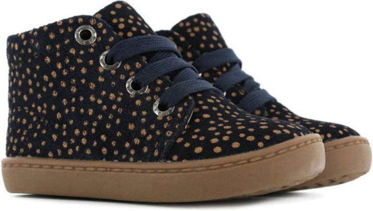 Shoesme FL21W001 D Black Brown Dots Baby schoenen