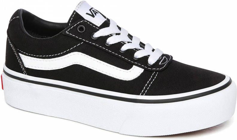 Vans Ward Platform Sneaker Meisjes Zwart
