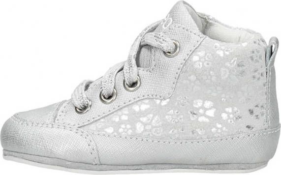 Keq Meisjes Babyschoentjes Zilver