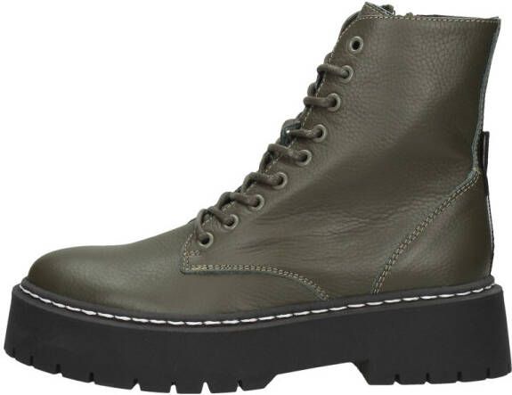 Steve Madden Skylar biker boot van leer