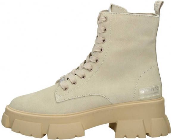 Steve Madden Tanker Classic Boots , Beige, Dames