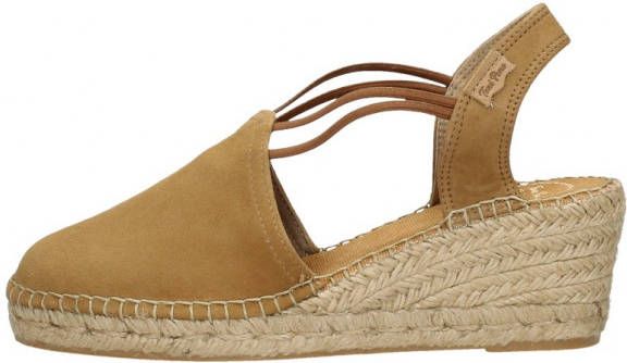 Toni Pons Tremp suède espadrilles cognac