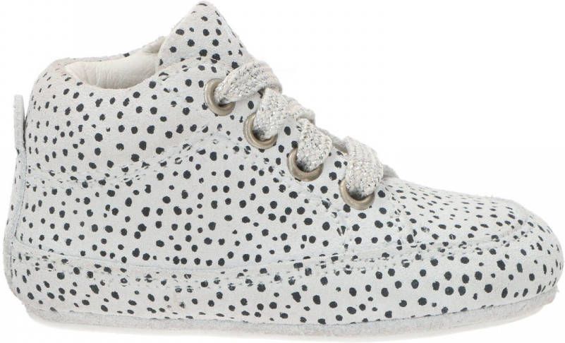 Ikke IK KE Babyschoentje Meisjes Grijs/Wit