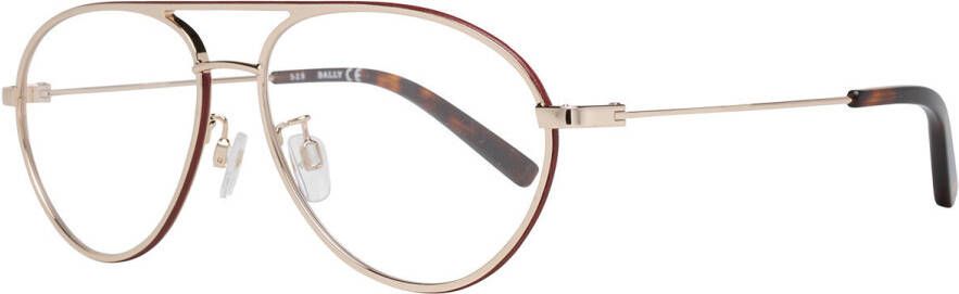 Bally optisch frame By5013 H 028 57 MAN Rose Goud , Roze, Heren