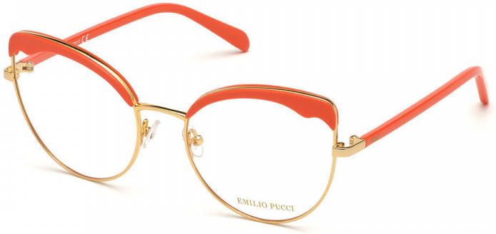 EMILIO PUCCI Optical Frame Ep5131 030 55 , Oranje, Dames