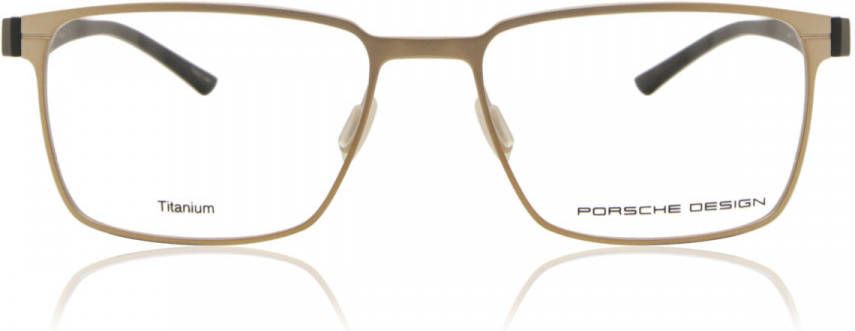 Porsche Design Optical Frame P8354 B 54 Titanium , Geel, Heren
