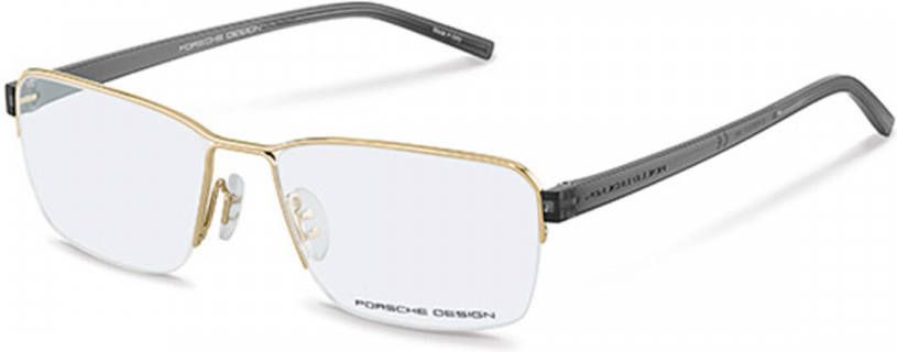 Porsche Design Gold Men Optical Frames , Geel, Heren
