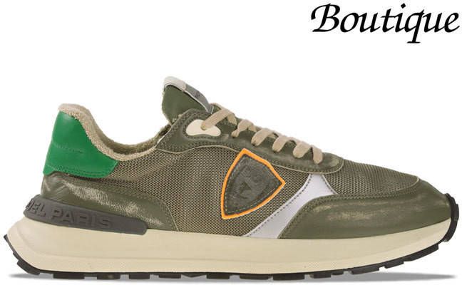 Philippe Model mens shoes Antibes Mondial , Groen, Heren