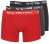 G-Star D05095 2058 3Pack Underwear Men Red, Bordeaux, Black online kopen