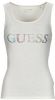 Guess Tops Colorful Logo Tank Top Wit online kopen