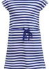 ONLY KIDS gestreepte A lijn jurk KONMAY van biologisch katoen blauw/wit online kopen