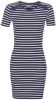 Superdry gestreepte jersey jurk donkerblauw/wit online kopen