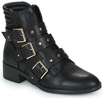 ONLY ONLBRIGHT enkellaarzen met siergespen zwart