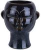 Light & Living pt, Plantenpot Mask Glazuur Donker Bruin Rond 18, 7x17, 8x22cm online kopen