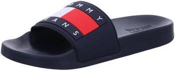 Tommy Jeans Flag Pool Slide Em0Em00284 403 , Blauw, Heren
