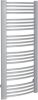 Sapho Handdoekradiator Egeon Gebogen 59.5x123.8 cm Zilver online kopen