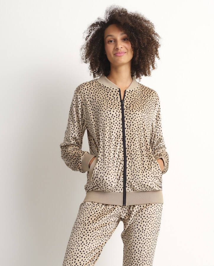 terStal Dames Velours huispak beige in