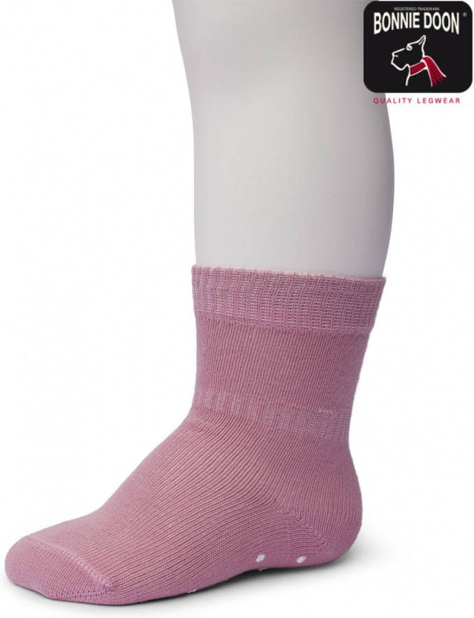 Bonnie Doon Sokken BD Puff Print Sock Organic Paars