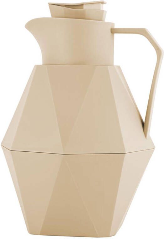 Present Time Waterflessen Thermos bottle Origami matt Sand