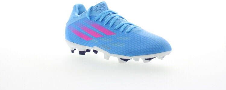 adidas X Speedflow.3 Gras Voetbalschoenen(FG)Blauw Roze Wit