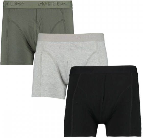 America Today Heren Boxershort Alex 3p Multicolour