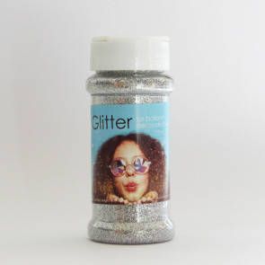 Feestbazaar Zilveren Glitters(100gr )