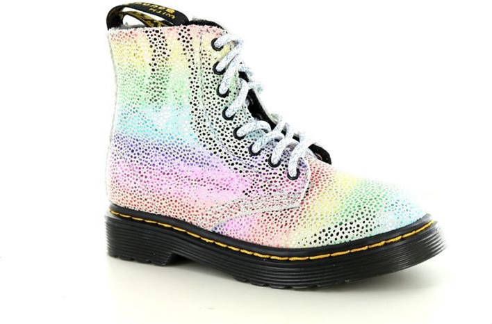 Dr Martens Dr. Martens 1460 Pascal T biker boot van su&#xE8;de met glitter