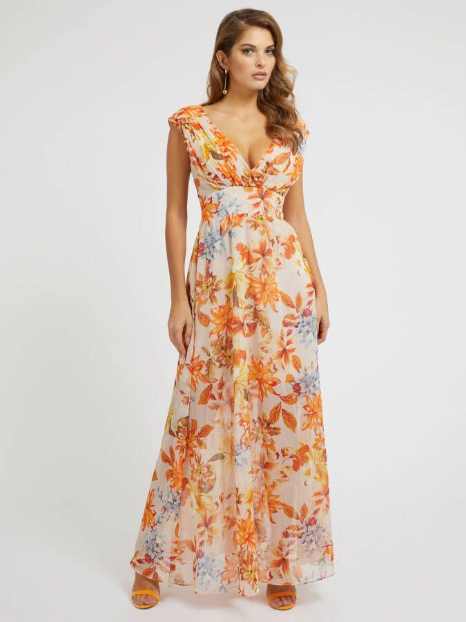 Guess Maxi kleedjes Oranje Dames
