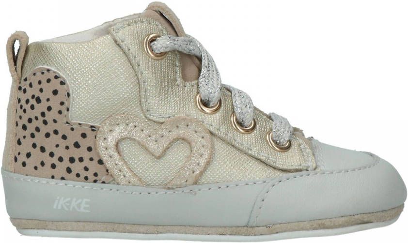 Ikke IK KE Babyschoentje Meisjes Beige/Goud