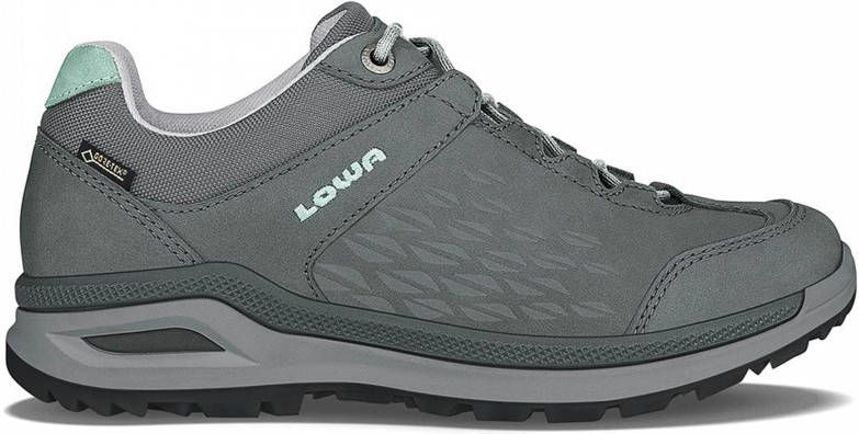 Lowa Locarno GTX Lo Wandelschoenen Dames Middengrijs/Lichtgroen